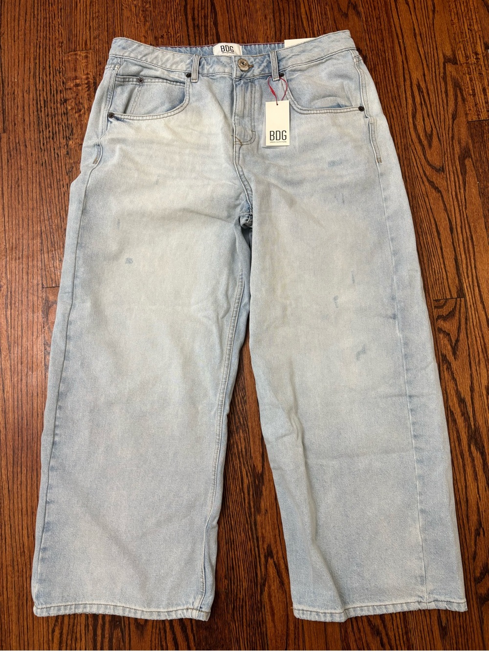 Urban Outfitters Light Blue Relaxed Straight Jeans